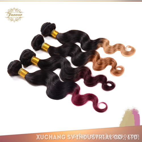 Ombre Hair Extensions Brazilian Body Wave Cheap Brazilian Virgin Hair Body Wave Wet and Wavy Ombre Human Hair